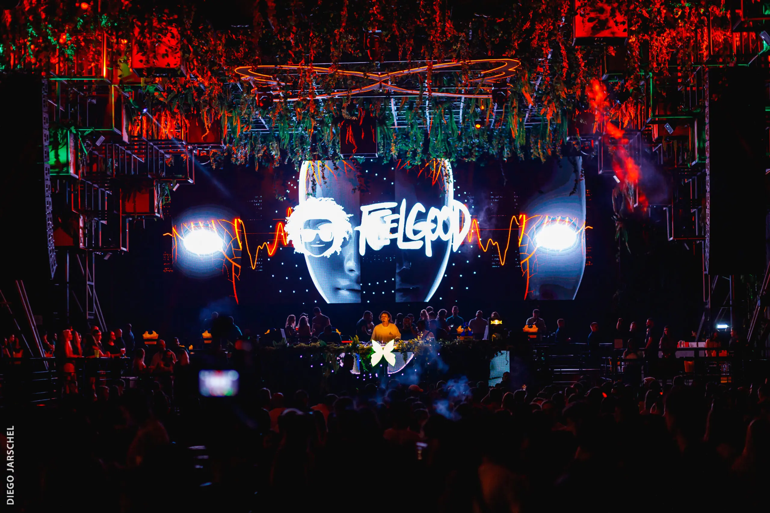 FeelGood performing for a festival crowd